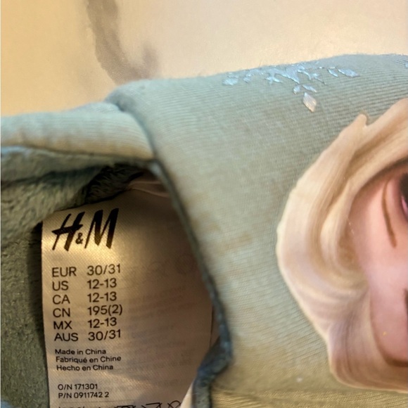 H&M Frozen Elsa Kids Slippers - Picture 3 of 5